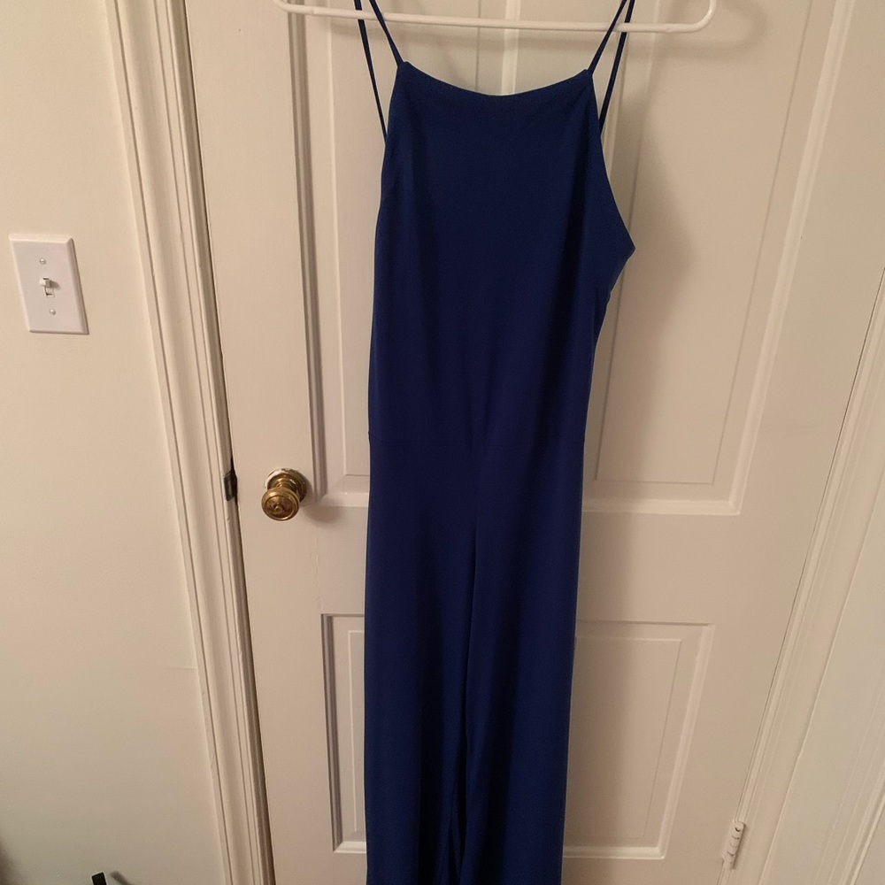 Blue jumpsuit - Picture 2 of 4